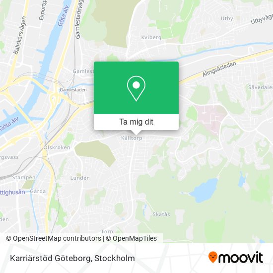 Karriärstöd Göteborg karta