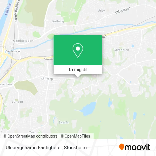 Ulebergshamn Fastigheter karta
