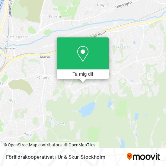 Föräldrakooperativet i Ur & Skur karta