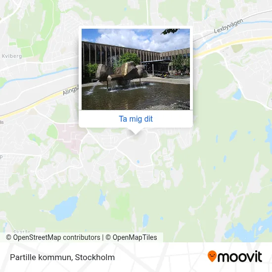 Partille kommun karta