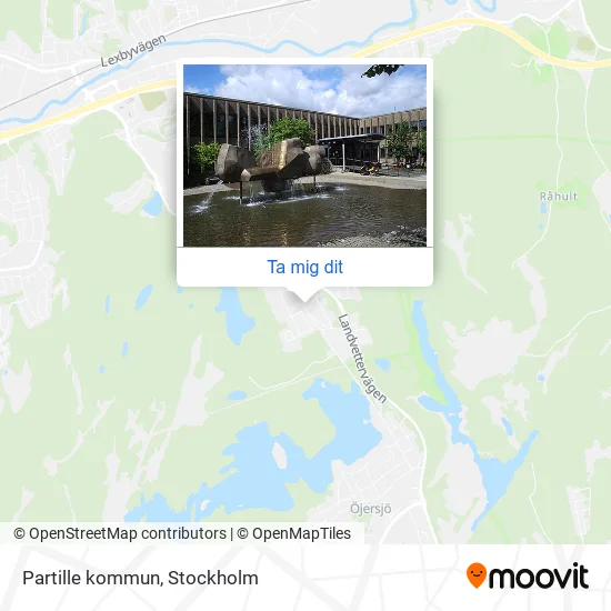 Partille kommun karta