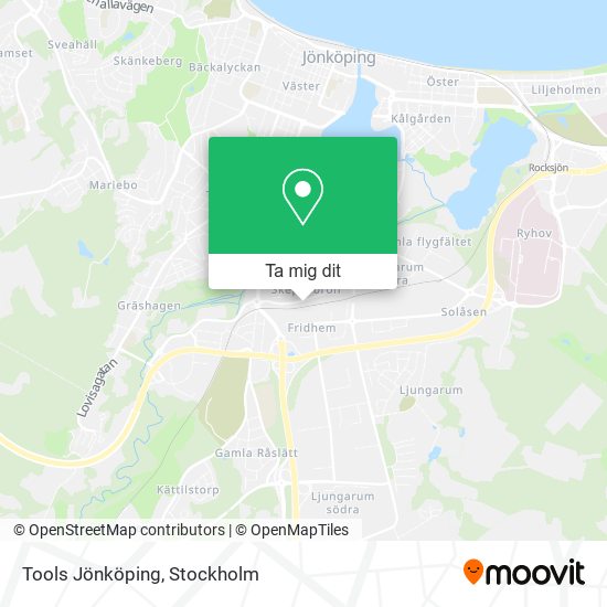 Tools Jönköping karta