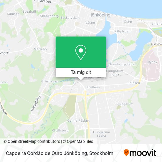 Capoeira Cordão de Ouro Jönköping karta