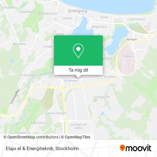 Elajo el & Energiteknik karta