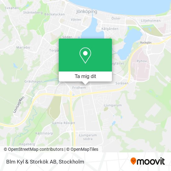 Blm Kyl & Storkök AB karta