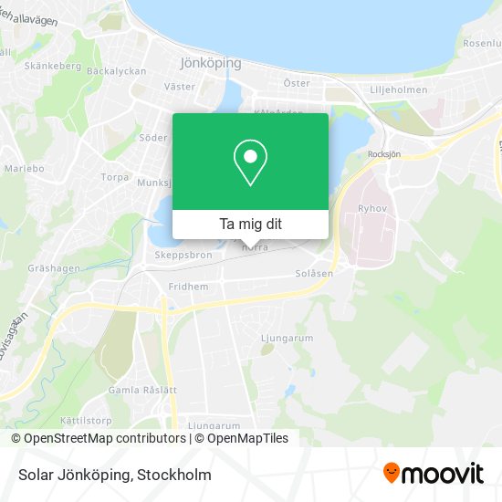Solar Jönköping karta