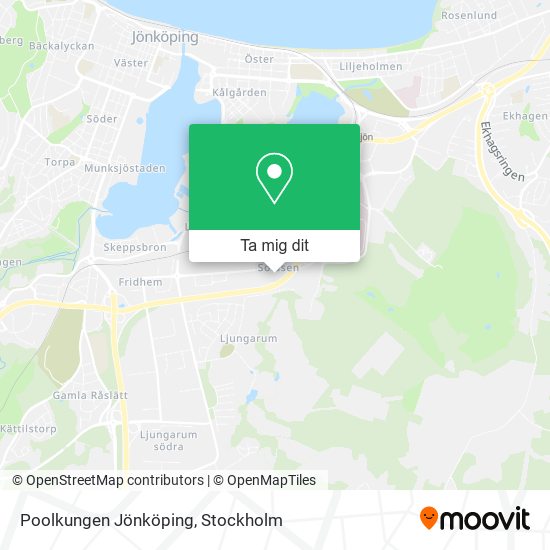 Poolkungen Jönköping karta