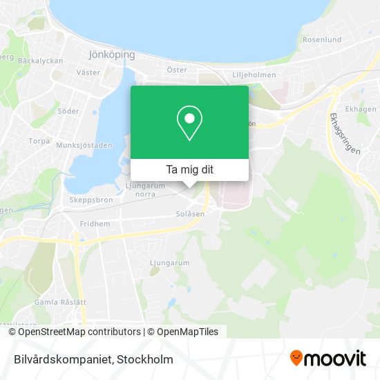 Bilvårdskompaniet karta