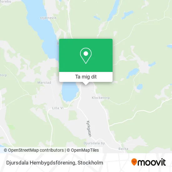 Djursdala Hembygdsförening karta