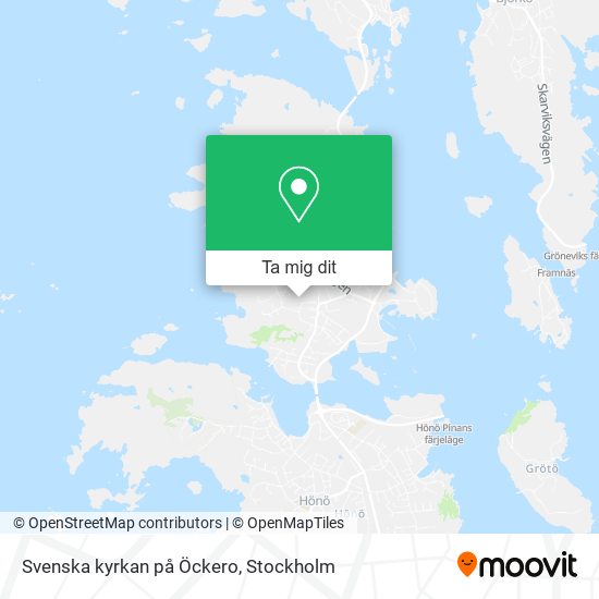 Svenska kyrkan på Öckero karta