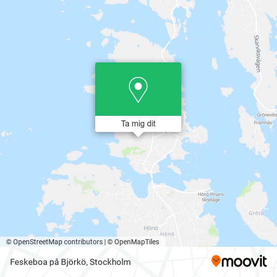 Feskeboa på Björkö karta