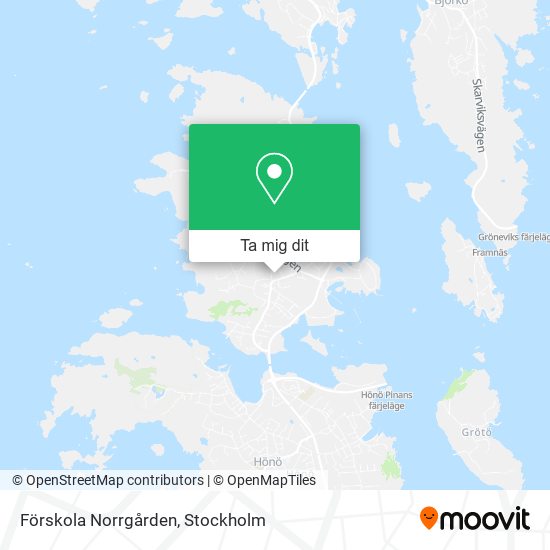 Förskola Norrgården karta