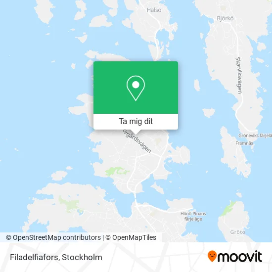 Filadelfiafors karta