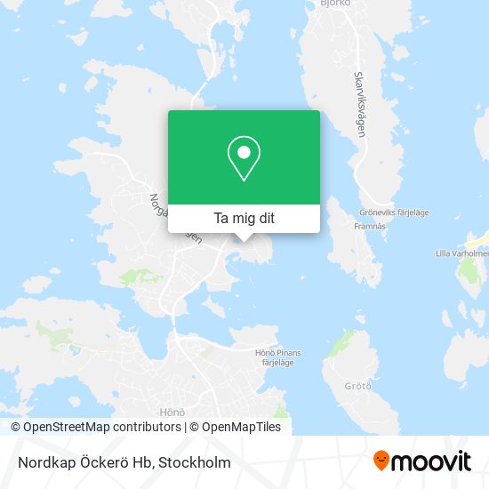 Nordkap Öckerö Hb karta