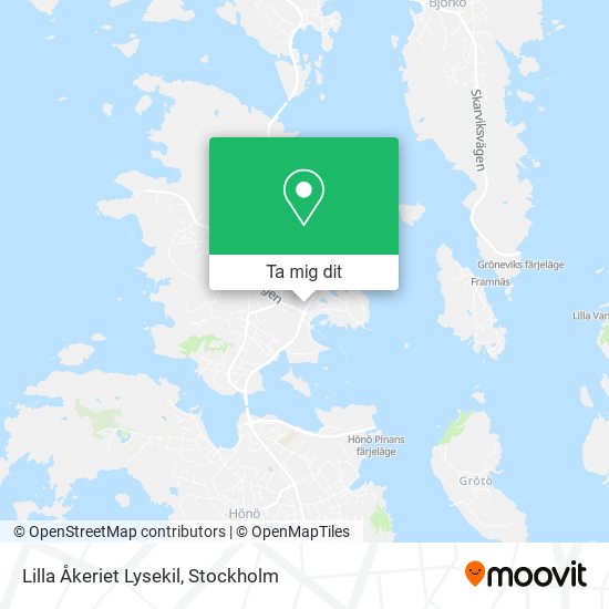 Lilla Åkeriet Lysekil karta