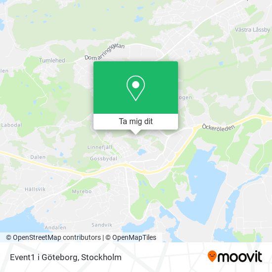 Event1 i Göteborg karta