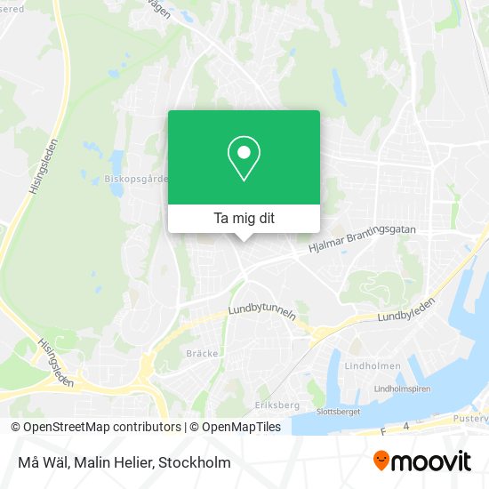 Må Wäl, Malin Helier karta