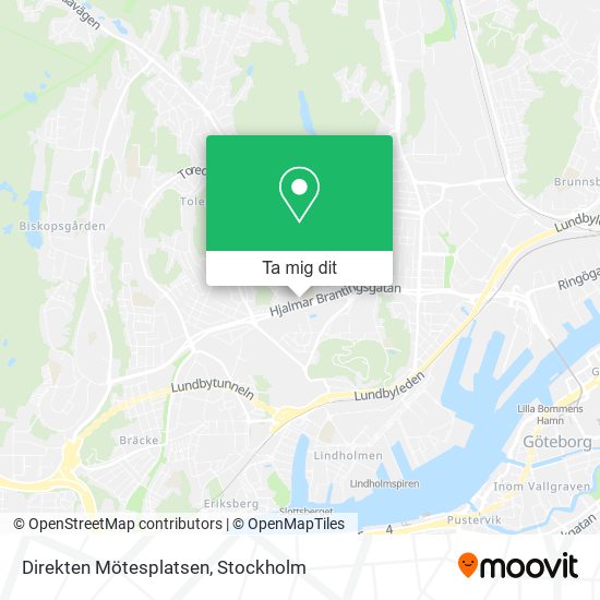 Direkten Mötesplatsen karta