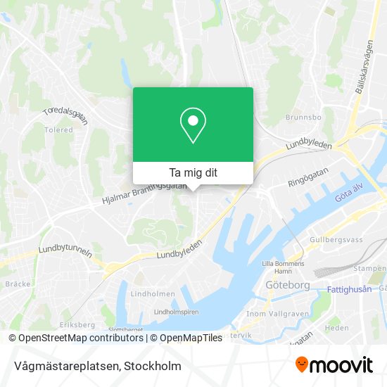 Vågmästareplatsen karta