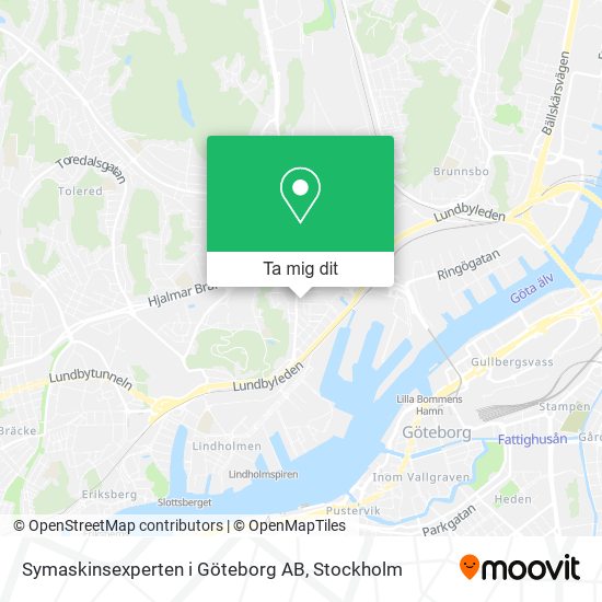Symaskinsexperten i Göteborg AB karta