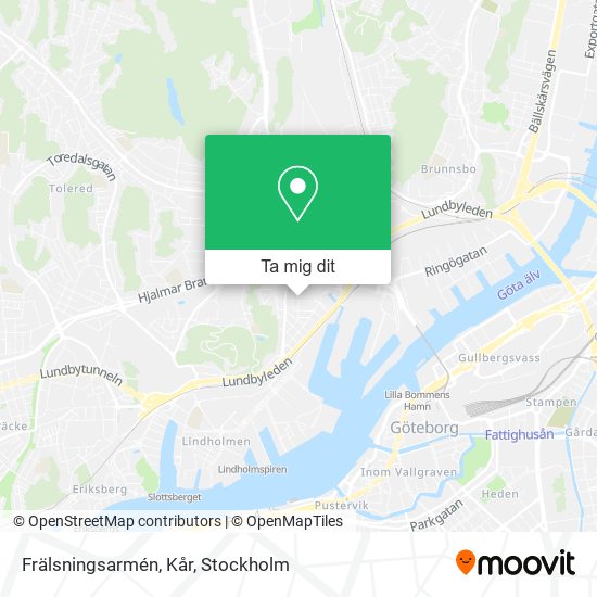 Frälsningsarmén, Kår karta