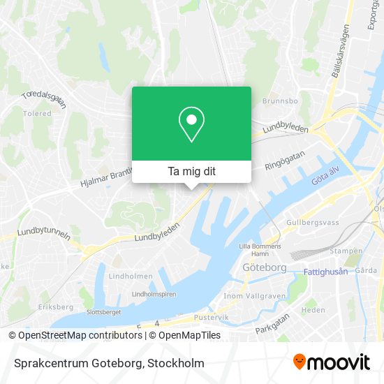 Sprakcentrum Goteborg karta