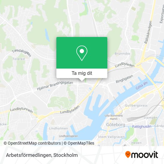 Arbetsförmedlingen karta