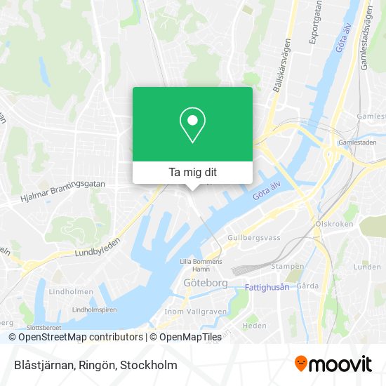 Blåstjärnan, Ringön karta