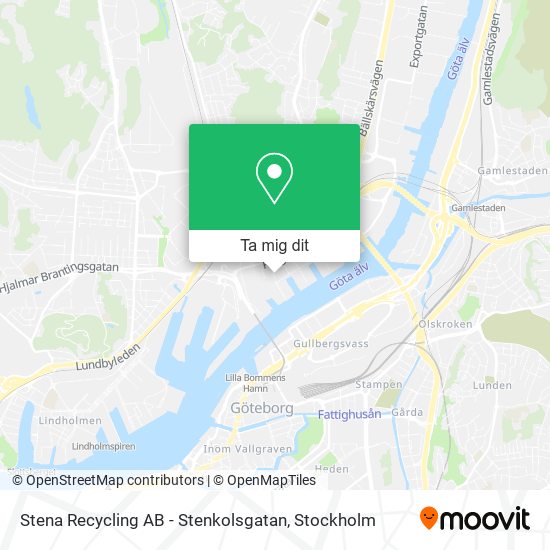 Stena Recycling AB - Stenkolsgatan karta