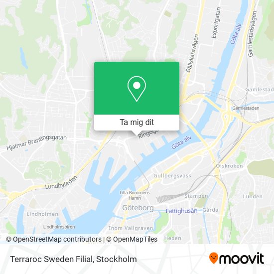 Terraroc Sweden Filial karta