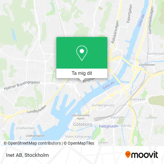 Inet AB karta