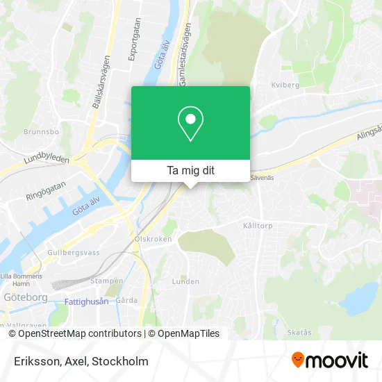 Eriksson, Axel karta