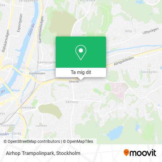 Airhop Trampolinpark karta