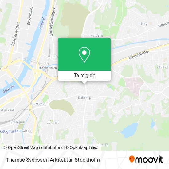 Therese Svensson Arkitektur karta