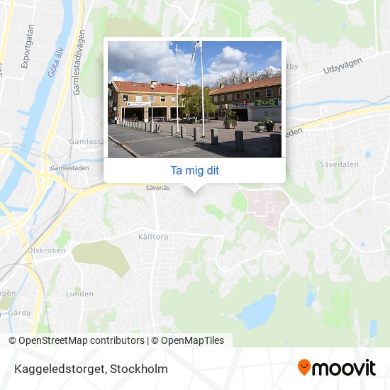 Kaggeledstorget karta