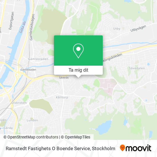 Ramstedt Fastighets O Boende Service karta