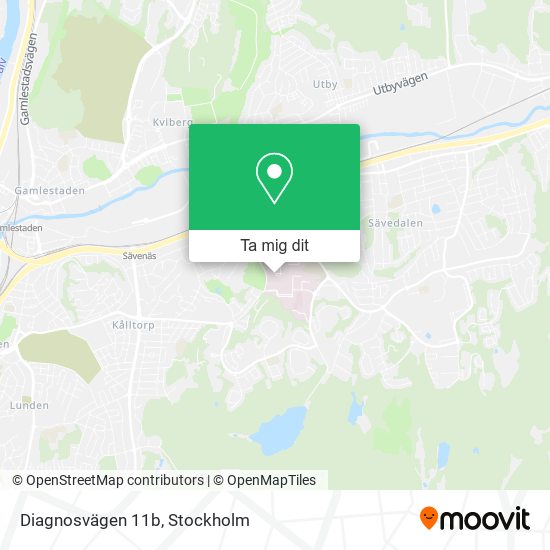 Diagnosvägen 11b karta