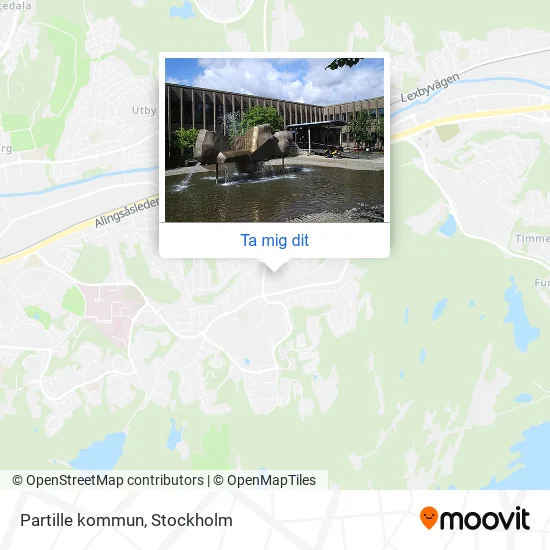 Partille kommun karta