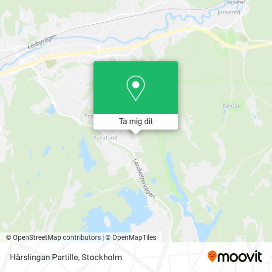 Hårslingan Partille karta