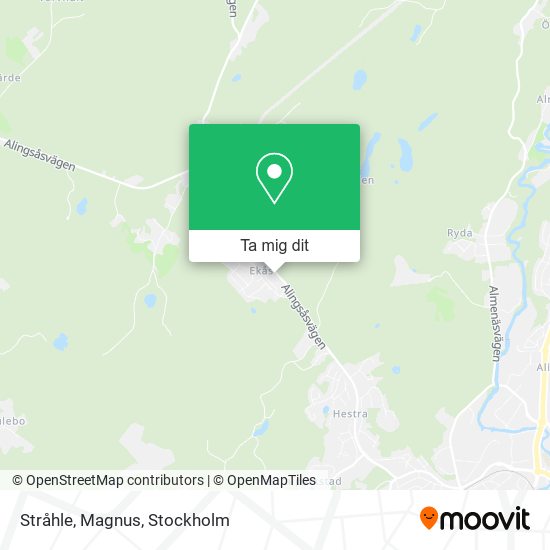 Stråhle, Magnus karta