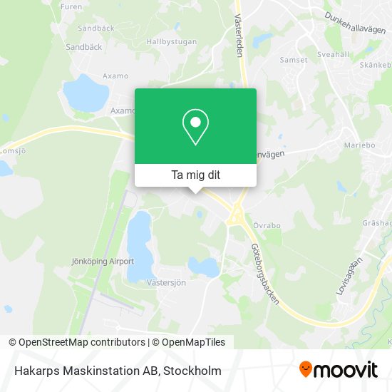 Hakarps Maskinstation AB karta