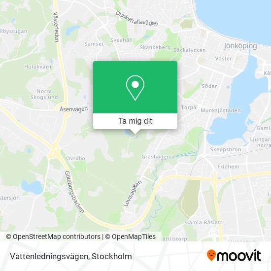 Vattenledningsvägen karta