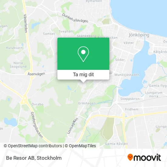 Be Resor AB karta