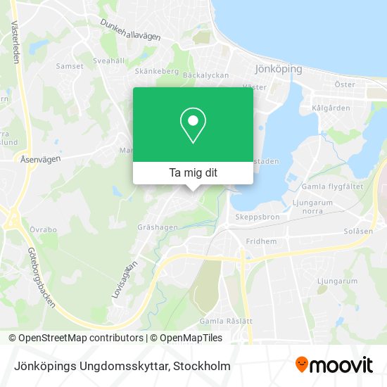 Jönköpings Ungdomsskyttar karta