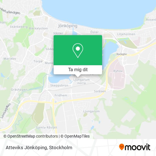 Atteviks Jönköping karta