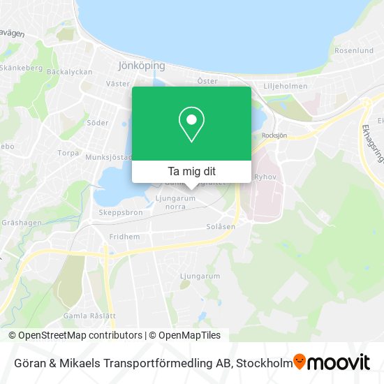 Göran & Mikaels Transportförmedling AB karta
