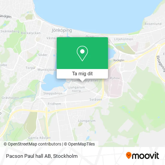 Pacson Paul hall AB karta