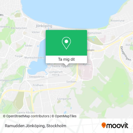 Ramudden Jönköping karta