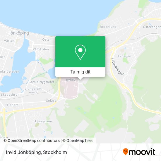 Invid Jönköping karta