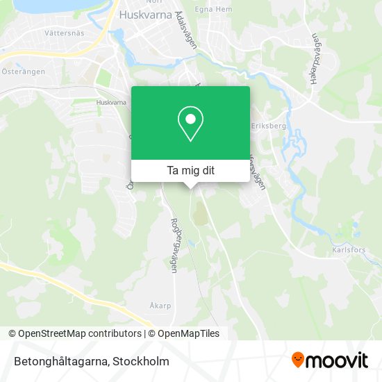 Betonghåltagarna karta